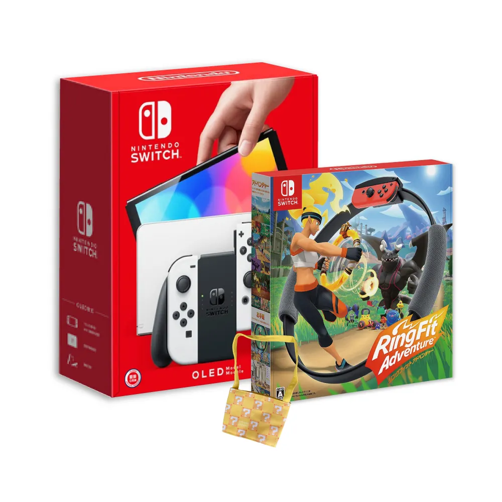 Switch OLED主機(白色)+薩爾達無雙限定版+精選遊戲一片+漆彈包+保護貼+類比套+卡匣盒+充電座 歷史價格詳細信息
