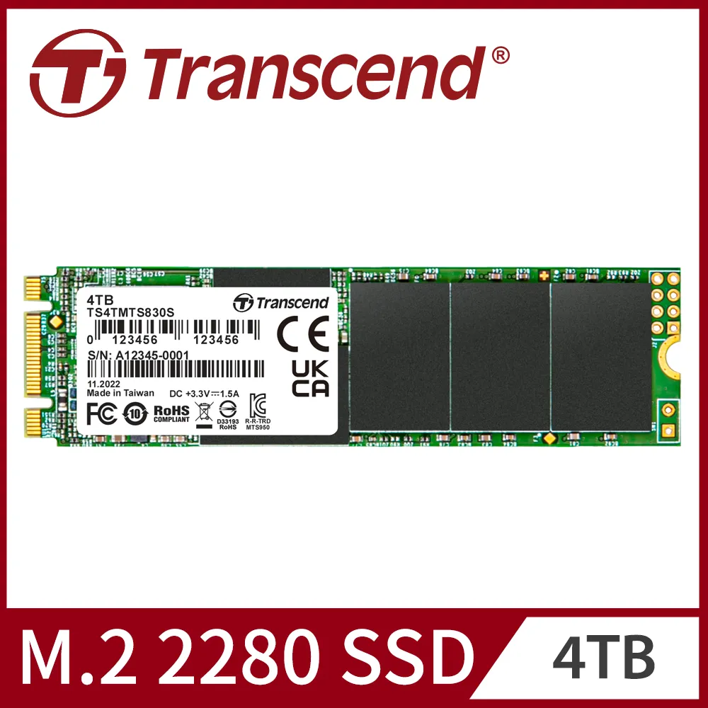【Transcend 創見】MTS830S 1TB M.2 2280 SATA Ⅲ SSD固態硬碟(TS1TMTS830S 新舊包裝隨機出貨) 歷史價格詳細信息