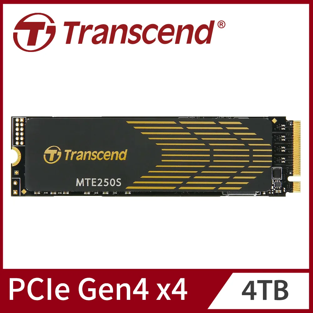 Transcend 創見 MTE250S 4TB M.2 2280 PCIe Gen4x4 SSD固態硬碟(TS4TMTE250S) 價格比較,價格查詢,歷史價格詳細信息
