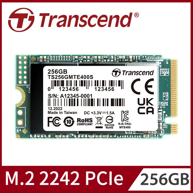 Transcend 創見 MTE400S 2TB M.2 2242 PCIe Gen3x4 SSD固態硬碟(TS2TMTE400S) 歷史價格詳細信息