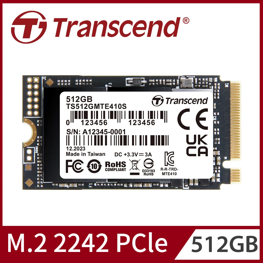 Transcend 創見 MTE410S 512GB M.2 2242 PCIe Gen4x4 SSD固態硬碟(TS512GMTE410S) 歷史價格詳細信息
