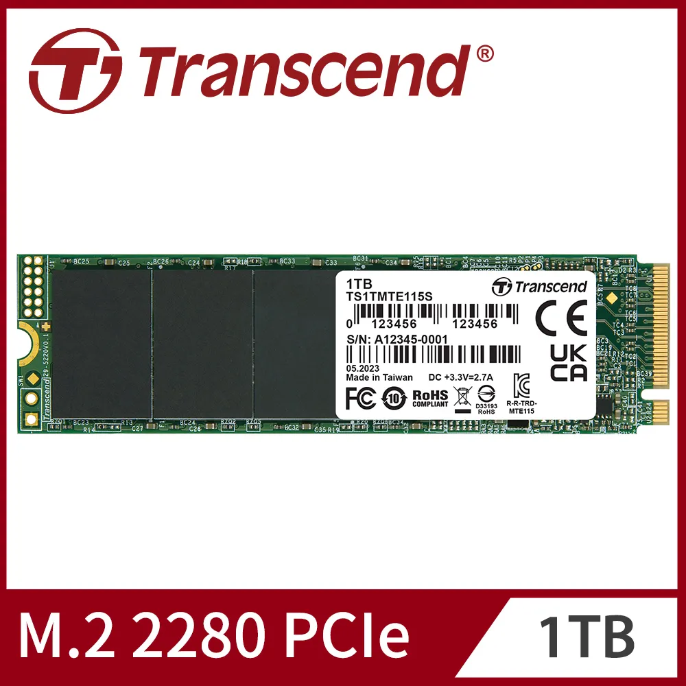 Transcend 創見 MTE115S M.2 2280 PCIe Gen3x4 250GB SSD固態硬碟 (TS250GMTE115S) 歷史價格詳細信息