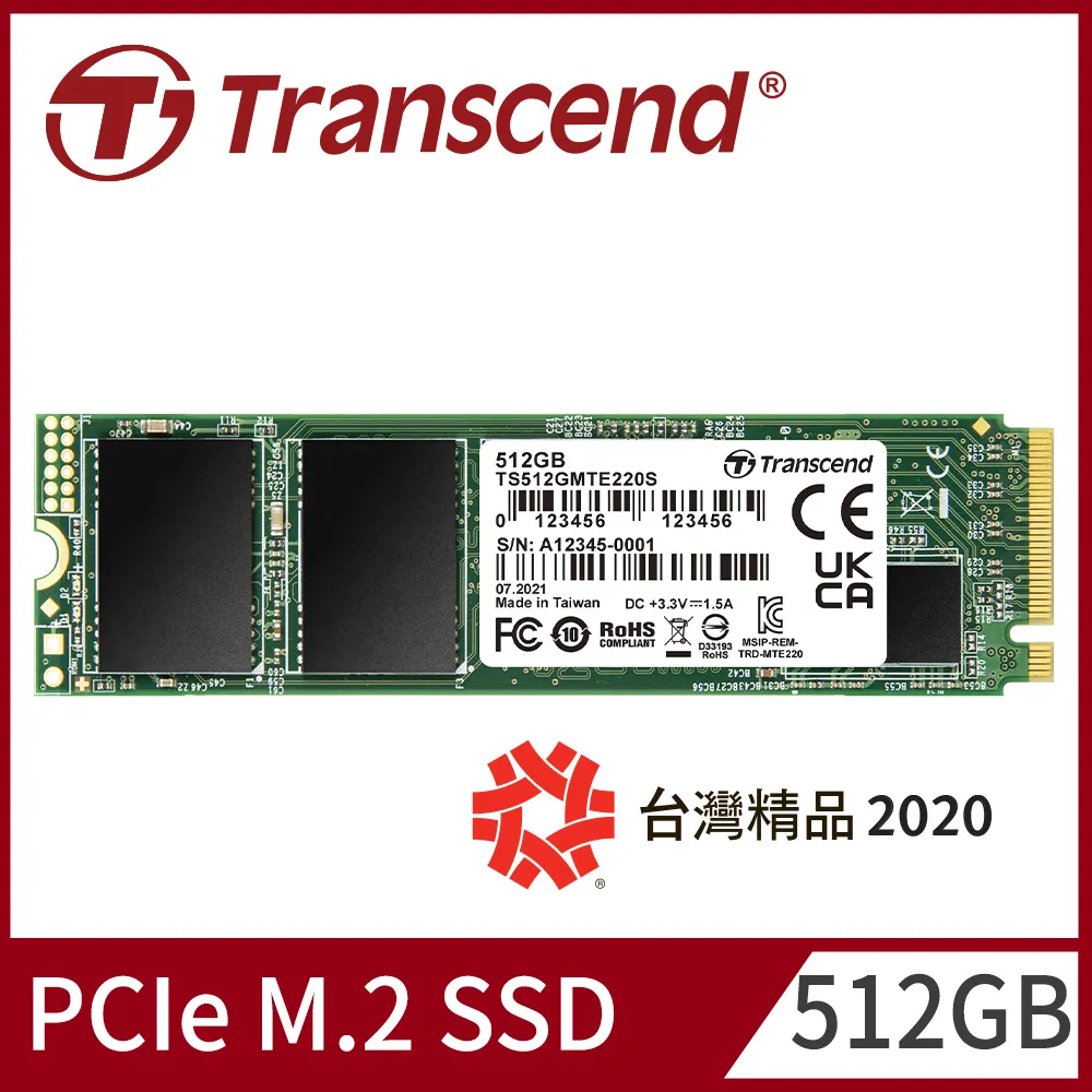 Transcend 創見 MTE220S 2TB M.2 2280 PCIe Gen3x4 SSD固態硬碟(TS2TMTE220S) 歷史價格詳細信息