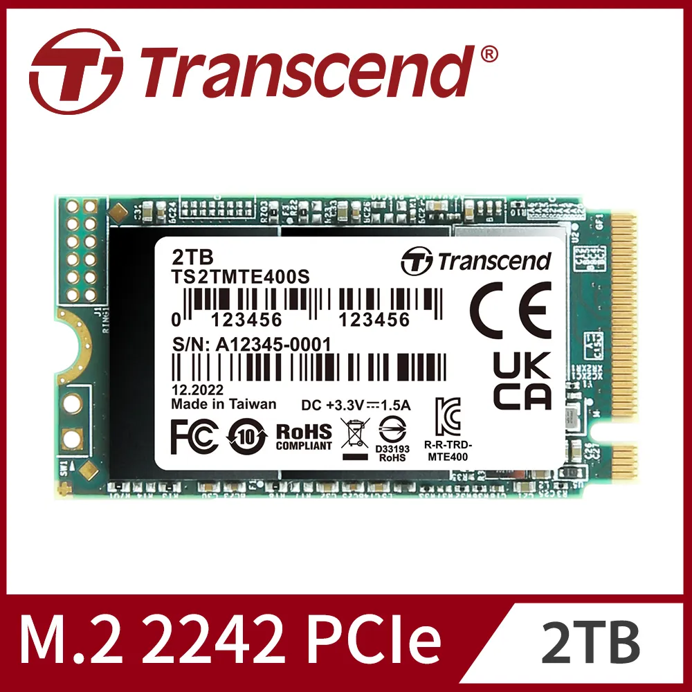 Transcend 創見 MTE400S 2TB M.2 2242 PCIe Gen3x4 SSD固態硬碟(TS2TMTE400S) 歷史價格詳細信息