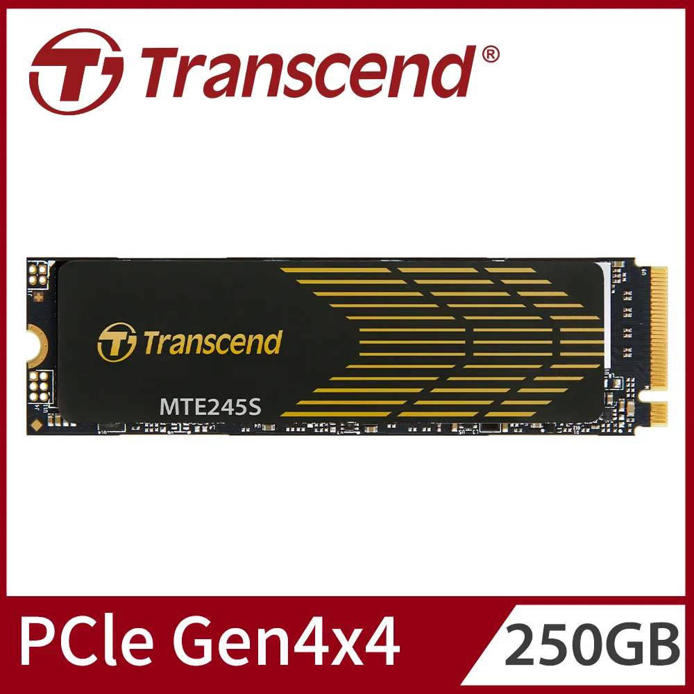 Transcend 創見 MTE245S M.2 2280 PCIe Gen4x4 250GB SSD固態硬碟 (TS250GMTE245S) 歷史價格詳細信息