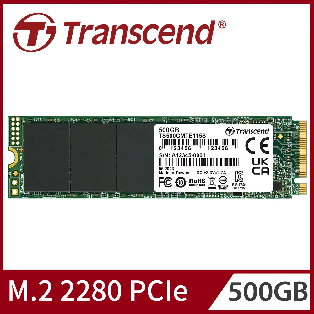 Transcend 創見 MTE115S M.2 2280 PCIe Gen3x4 250GB SSD固態硬碟 (TS250GMTE115S) 歷史價格詳細信息