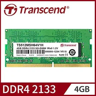 創見4GB 1Rx8 DDR4 2400記憶體,筆電專用 歷史價格詳細信息