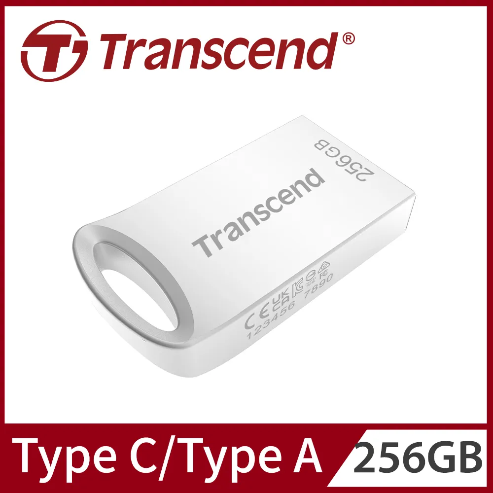 Transcend 創見 256GB JetFlash890 Type C OTG雙頭隨身碟-晶燦銀 歷史價格詳細信息