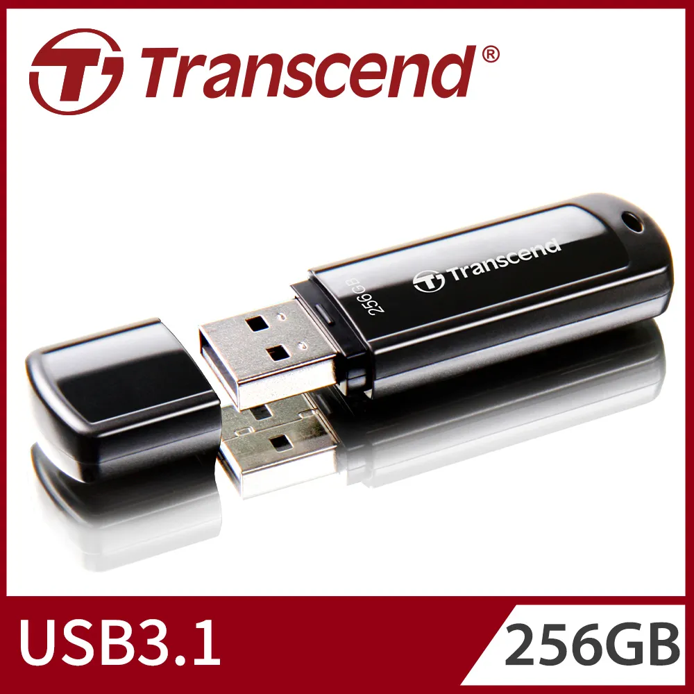 Transcend 創見 256GB JetFlash790 USB3.1隨身碟-經典黑 歷史價格詳細信息