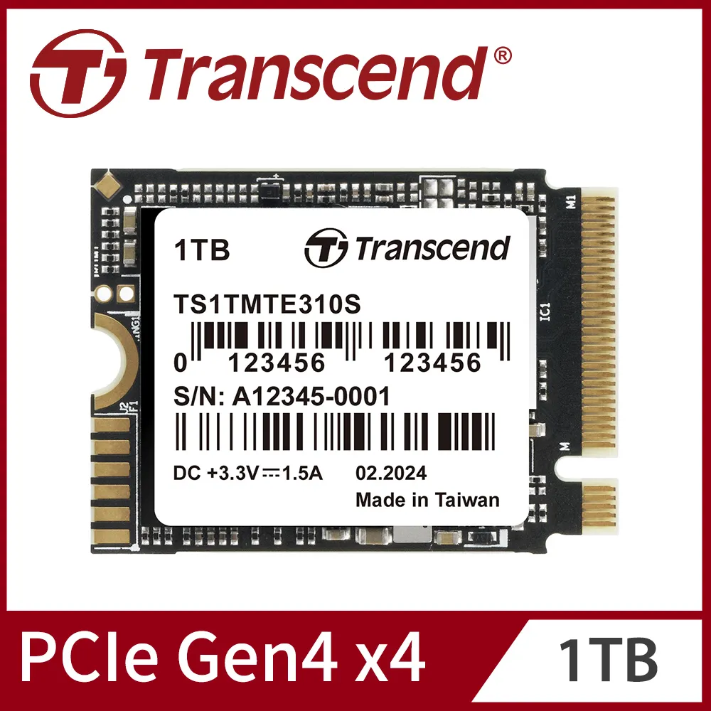 Transcend 創見 MTE410S 1TB M.2 2242 PCIe Gen4x4 SSD固態硬碟(TS1TMTE410S) 歷史價格詳細信息