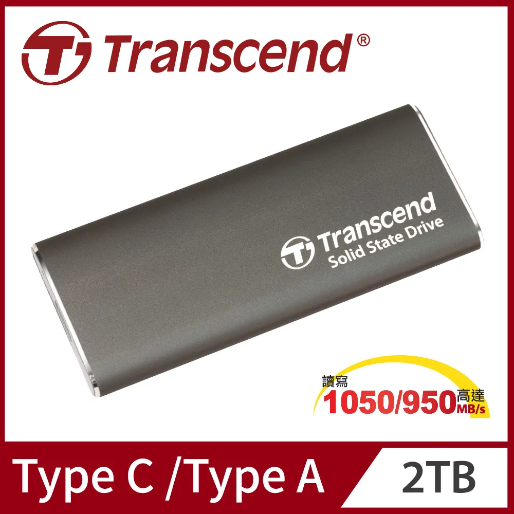 Transcend 創見 ESD265C 1TB USB3.1/Type C 雙介面行動固態硬碟 (TS1TESD265C) 歷史價格詳細信息