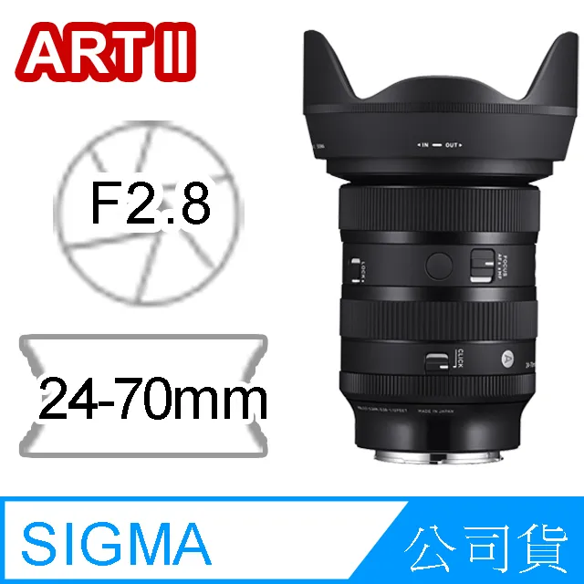 【Sigma】24-70mm F2.8 DG DN II Art 二代 標準焦段變焦鏡頭(公司貨) 歷史價格詳細信息