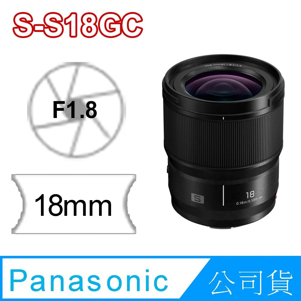 Panasonic LUMIX S 18mm F1.8 S-S18GC 廣角定焦鏡 (公司貨) 歷史價格詳細信息