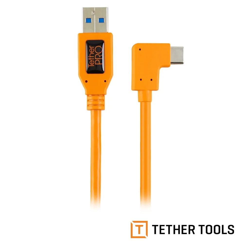 Tether Tools CUCRT02-ORG USB 3.0 轉 USB-C 直角 傳輸線 歷史價格詳細信息