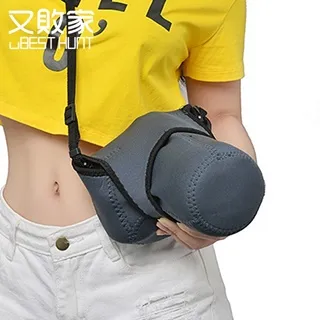 兩用相機包裹布 鏡頭保護布 無反百折布65x65cm黑/灰(防刮防撞防水彈性潛水布料) 歷史價格詳細信息