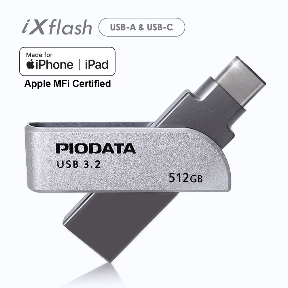 PIODATA iXflash APPLE MFi認證USB 3.2 128GB iPhone/iPad跨平台雙向隨身碟 莫蘭迪藍色 歷史價格詳細信息