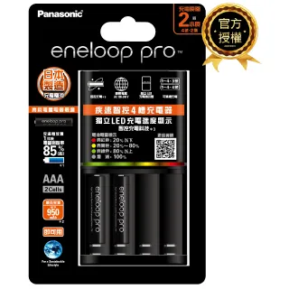 Panasonic 疾速智控4槽電池充電器＋新款彩版 國際牌 eneloop 低自放4號充電電池(4顆入) 歷史價格詳細信息
