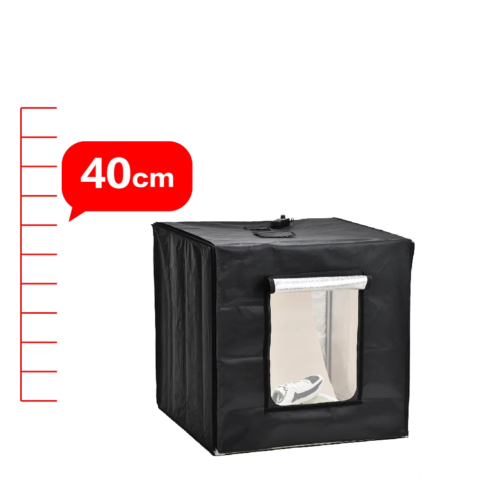 40cm摺疊攝影棚 環形燈可攜式簡易攝影棚 帶6張雙面背景布 歷史價格詳細信息