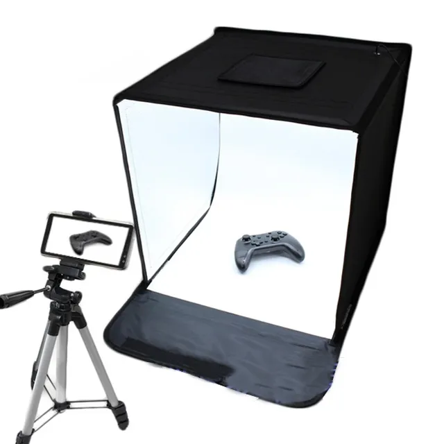 40cm摺疊攝影棚 環形燈可攜式簡易攝影棚 帶6張雙面背景布 歷史價格詳細信息