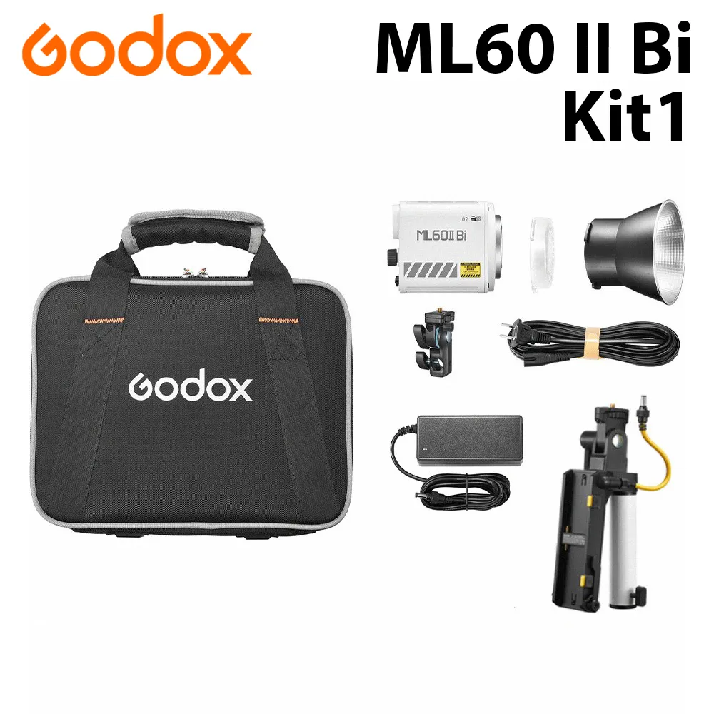 Godox 神牛 ML60II BI Kit1 雙色溫 60W LED燈 含NP-F電池把手套組 公司貨 歷史價格詳細信息