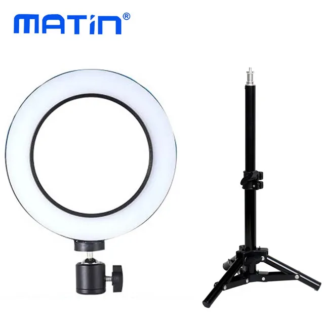 16cm環形燈 小型桌面款可攜式自拍美顏燈 補光燈 歷史價格詳細信息