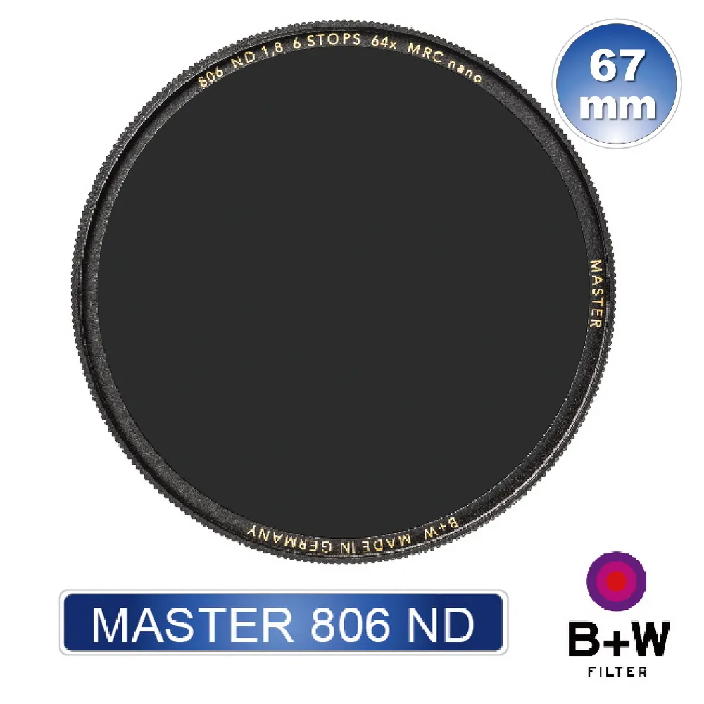 【B+W MASTER 806 ND64 MRC Nano 67mm超薄奈米鍍膜減光鏡】ND鏡 XS-PRO新款 歷史價格詳細信息