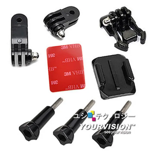 GoPro 副廠 安全帽側拍組 基本快拆扣+弧面底座(含背膠)+三向轉換支架(含螺旋鈕) 歷史價格詳細信息