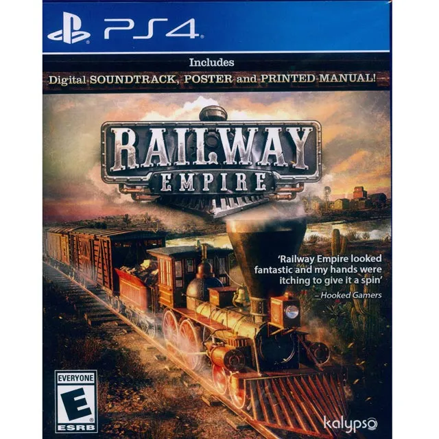 PS4 鐵路帝國 英文美版 Railway Empire【一起玩】(現貨全新) 歷史價格詳細信息