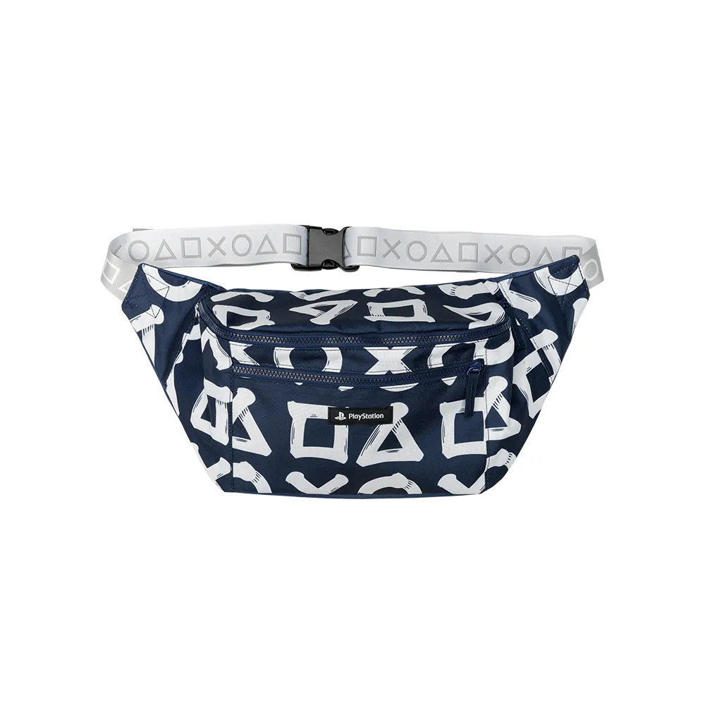 PlayStation筆觸印花腰包 海軍藍【GAME休閒館】 歷史價格詳細信息