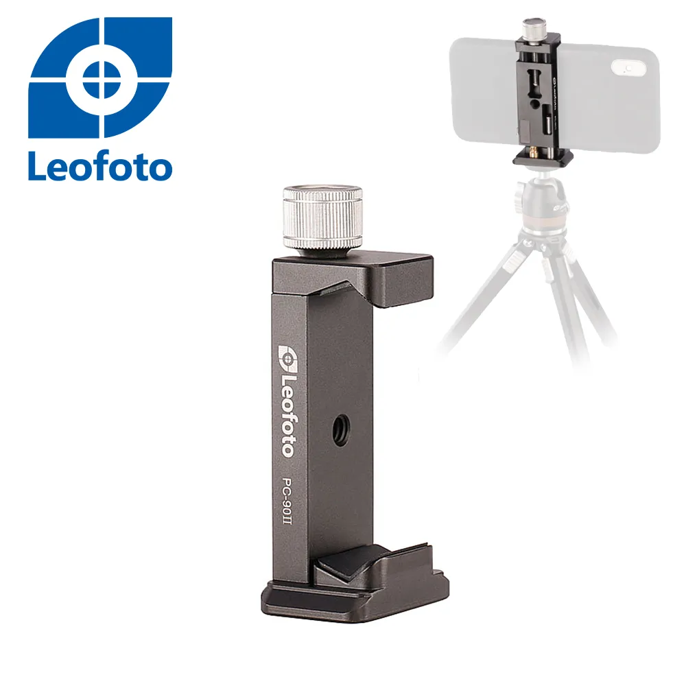 徠圖 LEOFOTO PC-90 II PC90II Arca 阿卡 金屬旋鈕 可調寬度 手機夾 固定夾 1/4螺孔 自拍桿 歷史價格詳細信息