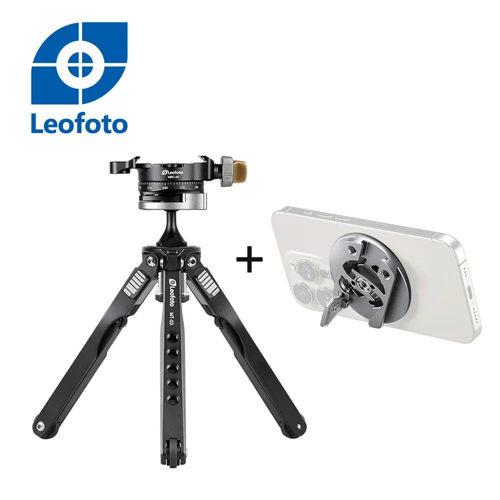 Leofoto 徠圖 MT-03+MBC-20 鋁合金蜘蛛桌面三腳架(含迷你多功全景雲台) 歷史價格詳細信息