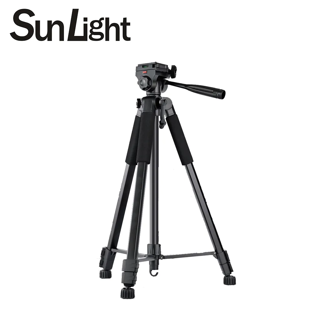 SunLight T-170 170cm便攜式鋁合金三腳架+送手機夾 快拆/握把/雙水平設計/三向雲台 歷史價格詳細信息
