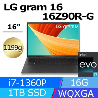 LG gram 16吋曜石黑16Z90R-G.AA78C2(i7-1360P/16G/1TB/Win11/WQXGA/1199g) 歷史價格詳細信息
