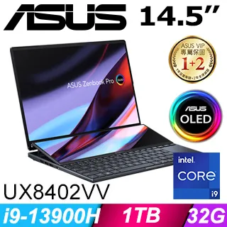 ASUS ZenBook Pro 14 Duo OLED UX8402VV-0022K13900H(i9-13900H/RTX4060/32G/1TB PCIe/OLED/W11/14.5) 歷史價格詳細信息