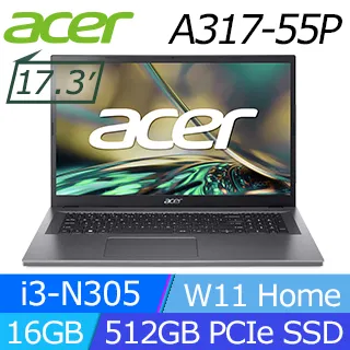 ACER Aspire 3 A317-55P-3390 銀(i3-N305/16G DDR5/512GB SSD/Win11/17.3吋) 文書大筆電 歷史價格詳細信息