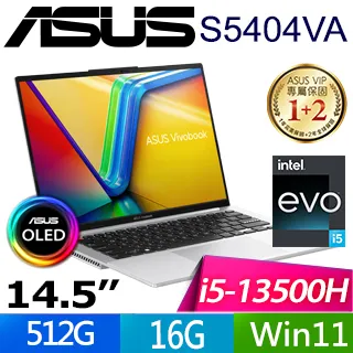 ASUS Vivobook S14 OLED S5404VA-0052K13500H 午夜黑(i5-13500H/16G/512G PCIe/W11/2.8K/OLED/14.5) 歷史價格詳細信息