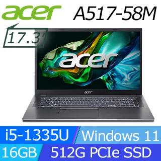 ACER Aspire 5 A517-58M-53V9 灰(i5-1335U/FHD/16G/512G SSD/UMA/W11) 歷史價格詳細信息