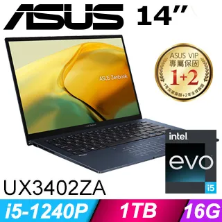 ASUS ZenBook 14 UX3402ZA-0412B1260P 紳士藍(i7-1260P/16G/512G PCIe/W11/2.5K/14) 歷史價格詳細信息