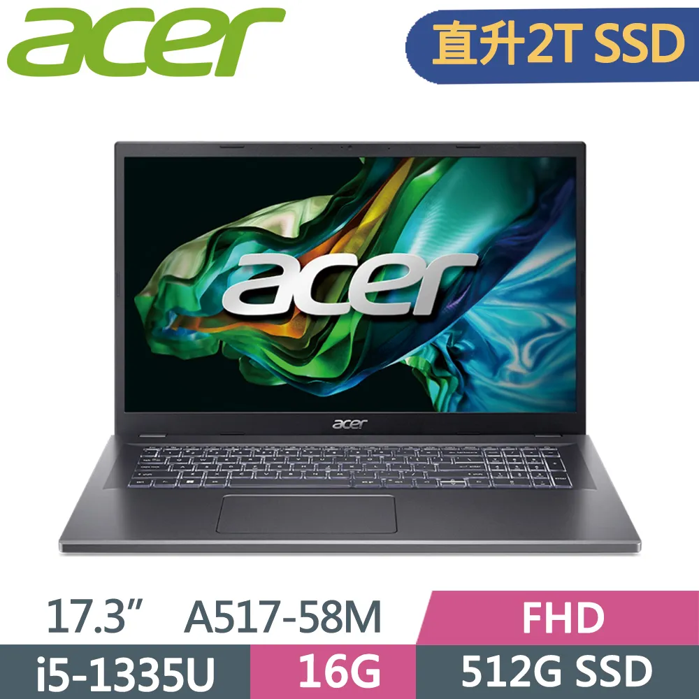 ACER Aspire 5 A517-58M-53V9 灰(i5-1335U/FHD/16G/512G SSD/UMA/W11) 歷史價格詳細信息