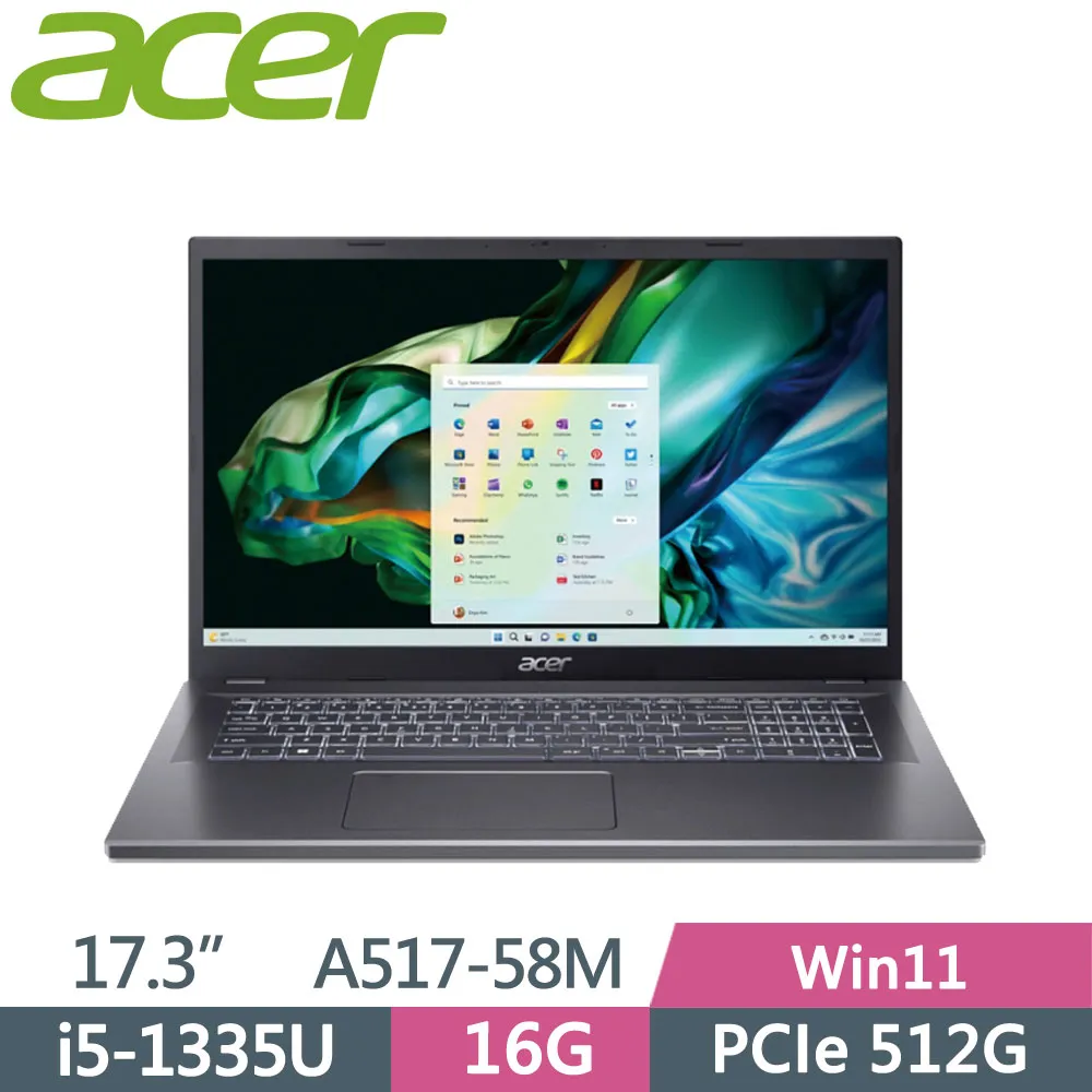 ACER Aspire 5 A517-58M-53V9 灰(i5-1335U/FHD/16G/512G SSD/UMA/W11) 歷史價格詳細信息