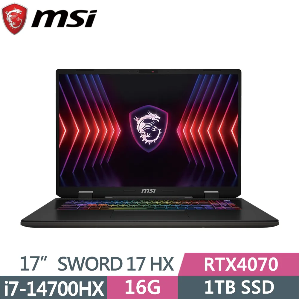 MSI Sword 17 HX B14VGKG(i7-14700HX/16G/1TB/RTX4070 8G/17/W11) 歷史價格詳細信息