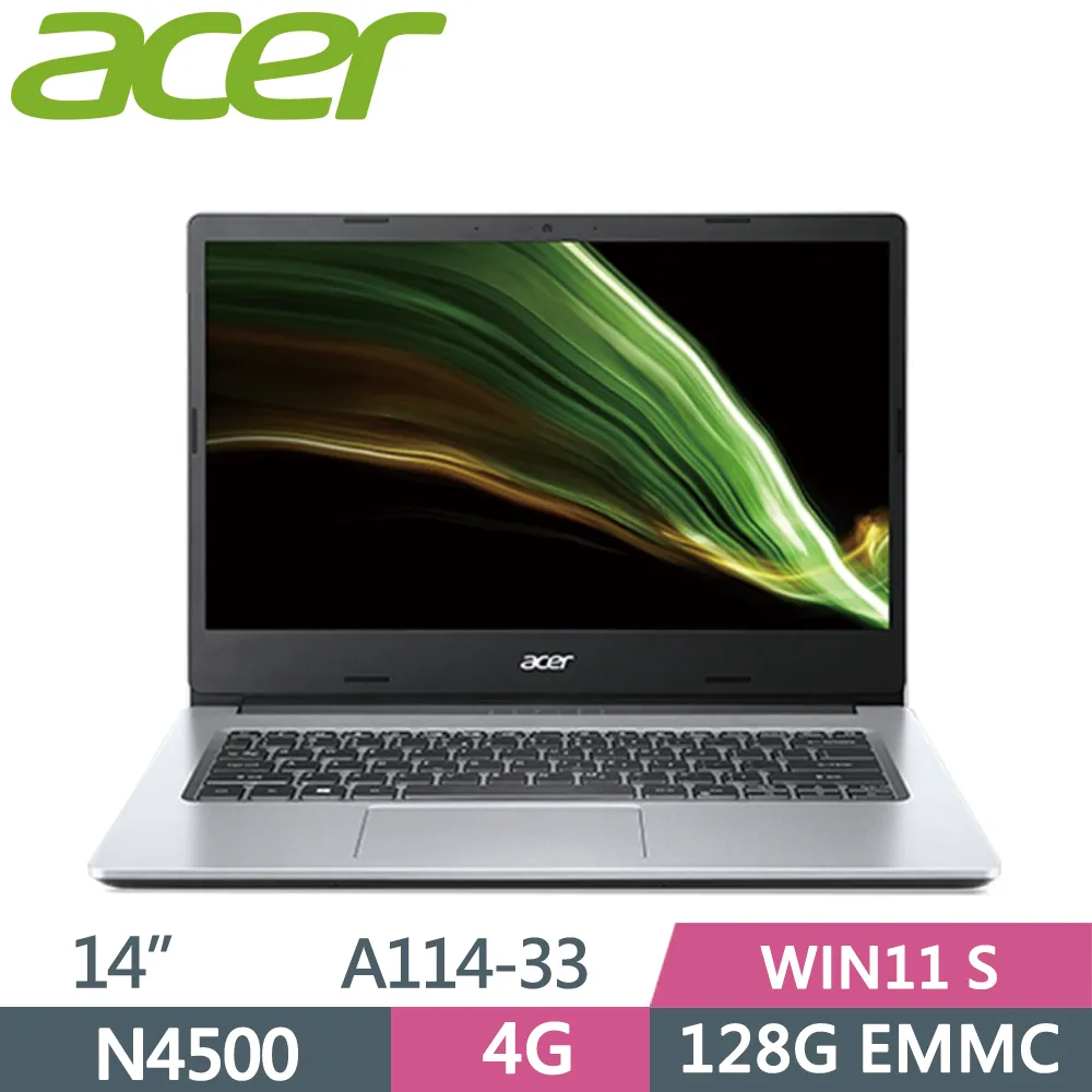 Acer Aspire1 A114-33-C53V 銀(N4500/4G+8G/128G/14 ”HD/Win11)特仕 歷史價格詳細信息