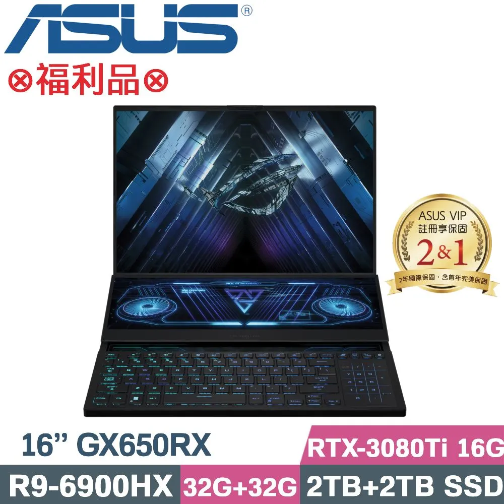 ASUS ROG Zephyrus Duo 16 2023 GX650PY R9/RTX4090/16吋電競筆電/原價屋 歷史價格詳細信息