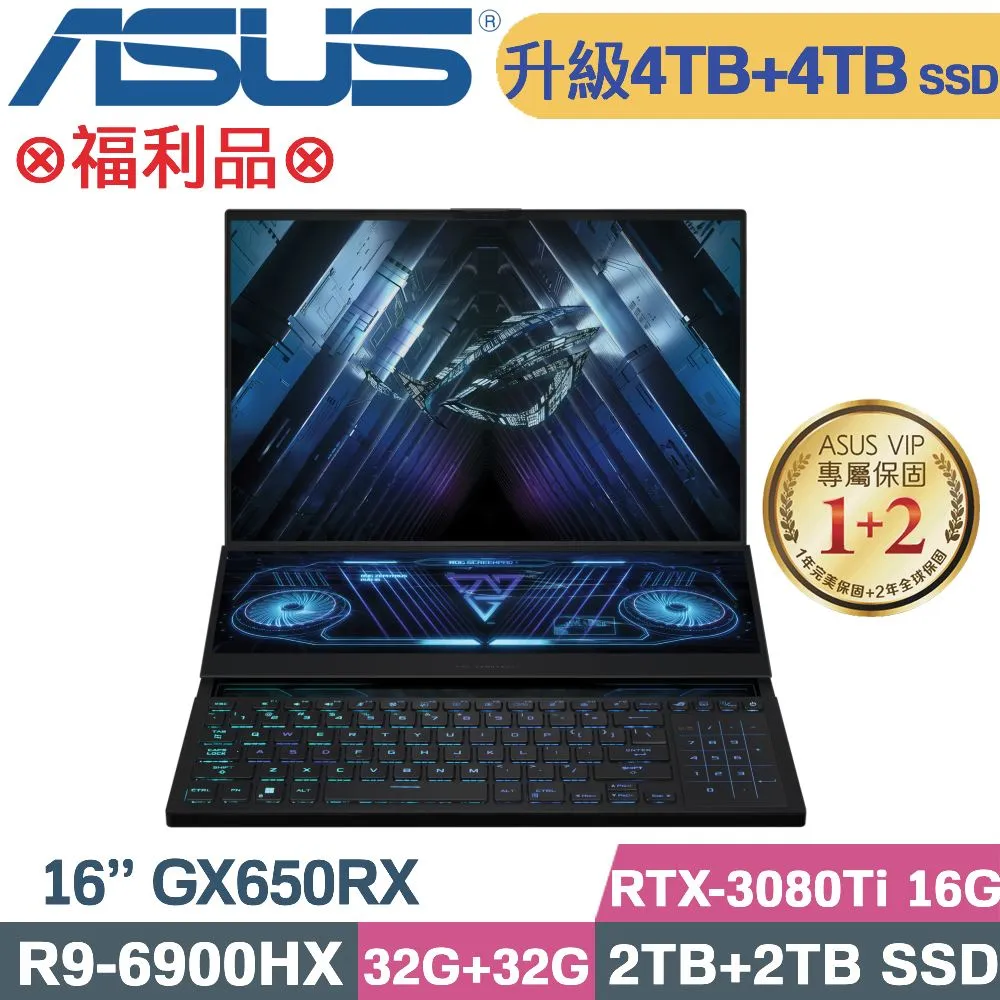 ASUS ROG Zephyrus Duo 16 2023 GX650PY R9/RTX4090/16吋電競筆電/原價屋 歷史價格詳細信息