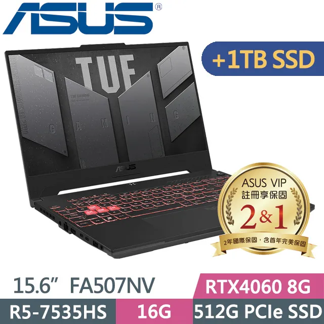 ASUS FA707NV-0022B7535HS(R5-7535HS/16G+16G/512G+1TB SSD/RTX4060 8G/17.3吋FHD/Win11)特仕 歷史價格詳細信息