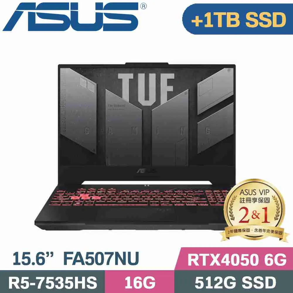 ASUS FA507NU-0122B7535HS 灰(R5 7535HS/16G/1TB/RTX4050/15.6/W11)特仕 歷史價格詳細信息