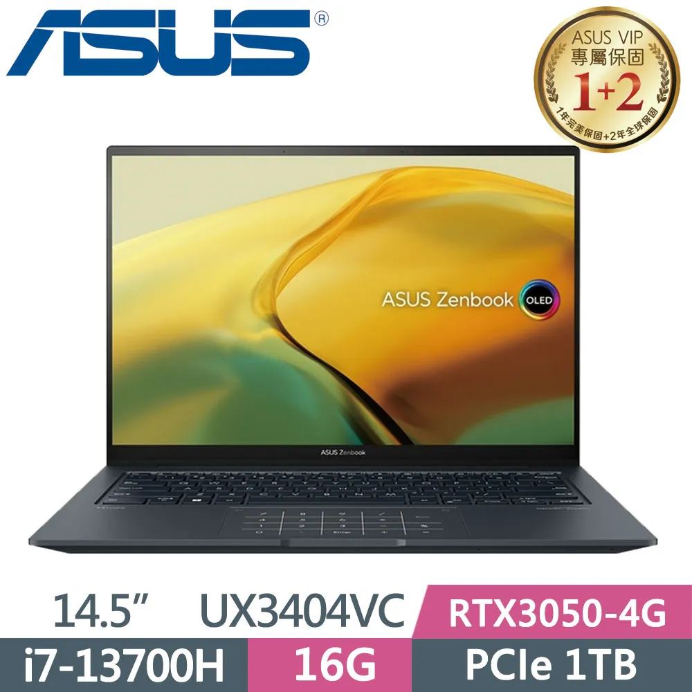 ASUS Zenbook 14X UX3404VC-0172D13700H(i7-13700H/16G/4TB SSD/RTX3050/W11/EVO/14.5)特仕 歷史價格詳細信息