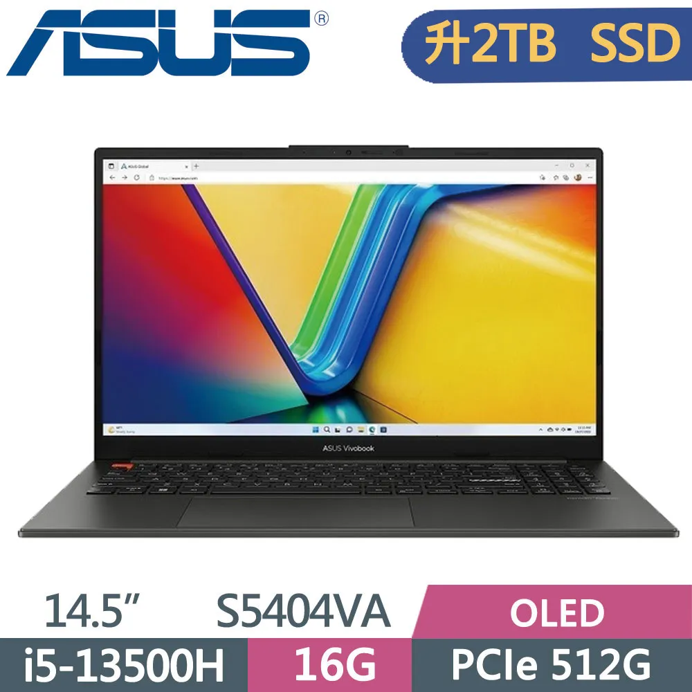 ASUS Vivobook S14 OLED S5404VA-0052K13500H 午夜黑(i5-13500H/16G/512G PCIe/W11/2.8K/OLED/14.5) 歷史價格詳細信息