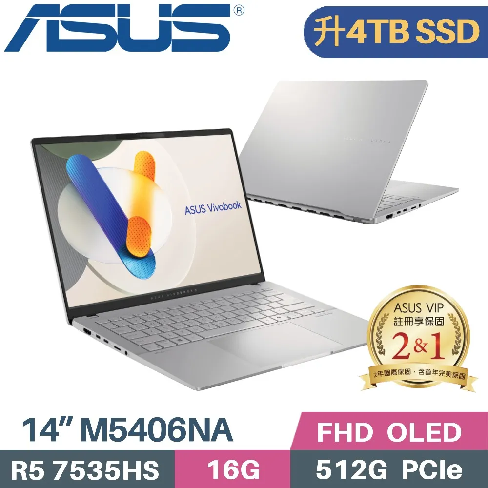 ASUS Vivobook S14 M5406NA-0038S7535HS (AMD R5 7535HS/16G/512G SSD/14 OLED/W11) 歷史價格詳細信息