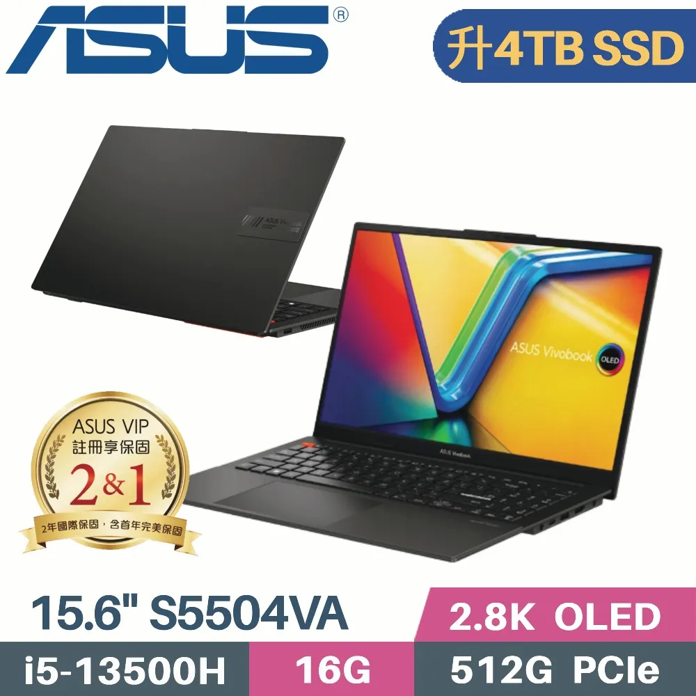 ASUS Vivobook S15 S5504VA-0132K13500H 午夜黑(i5-13500H/16G/1TB SSD/2.8K/OLED/EVO/15.6)特仕 歷史價格詳細信息